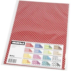 Color Bar Rivepapir, A4, ark 210x297 mm, 100 g, 16 ass. ark/ 1 pk.