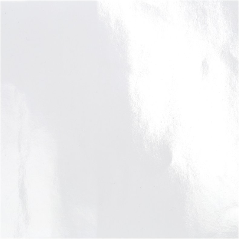 Designpapir , ark 30,5x30,5 cm, 120+128 g, hvid, 2 ark/ 1 pk.