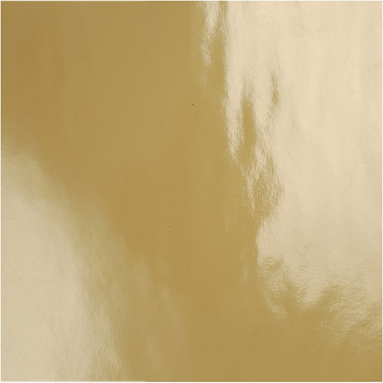 Designpapir , ark 30,5x30,5 cm, 120+128 g, guld, 2 ark/ 1 pk.
