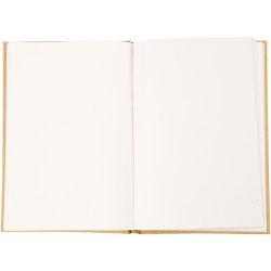 Skitsebog, A5, tykkelse 8 mm, 80 g, brun, 1 stk.