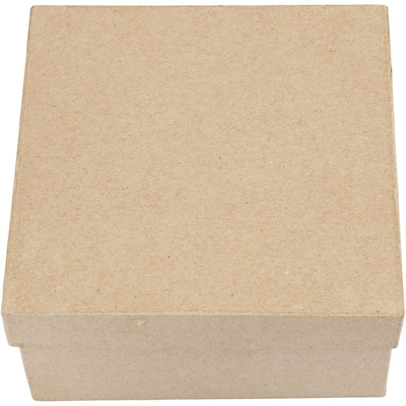 Kvadratiske &AElig;sker, H: 5+6+7,5 cm, str. 10+12,5+15 cm, 3 stk./ 1 s&aelig;t