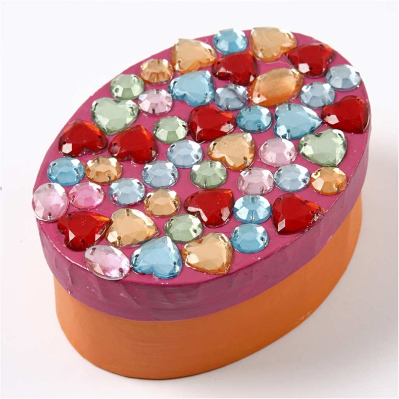 &AElig;sker, diam. 5,5-16 cm, Indhold kan variere, hvid, 168 ass./ 1 pk.