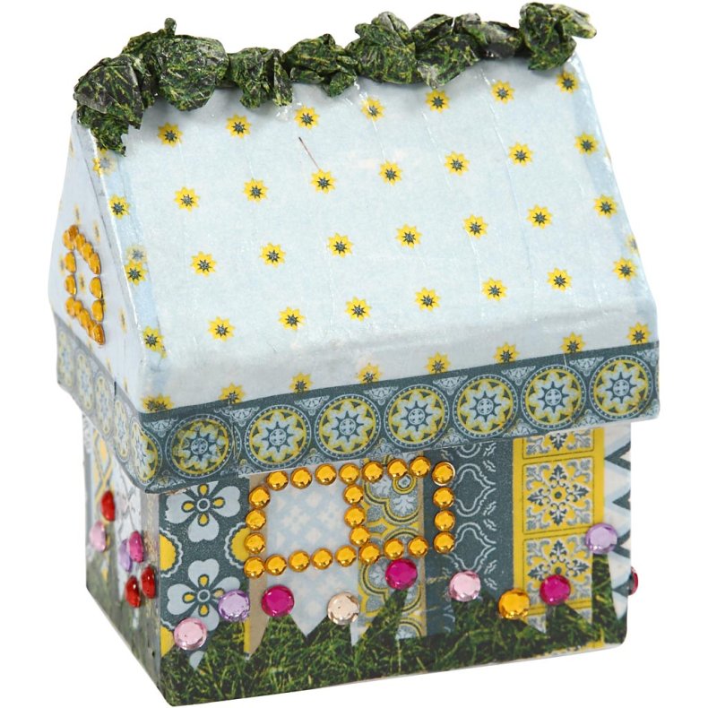 Hus, H: 10,5 cm, str. 6x8,5 cm, 5x4 stk./ 1 pk.