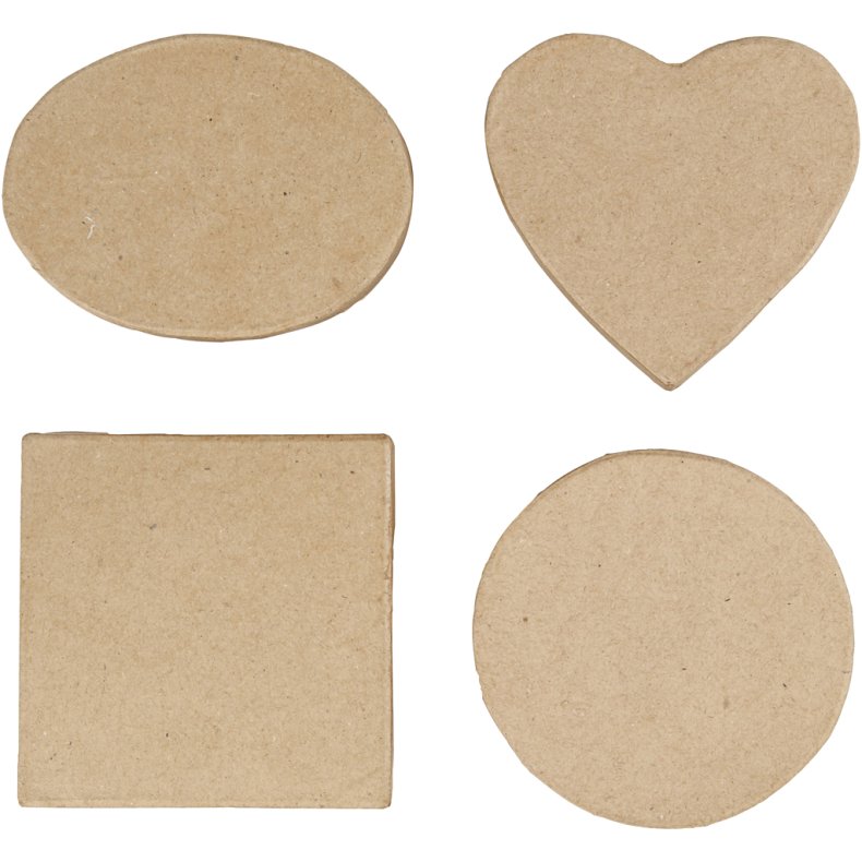 Medium&aelig;sker, H: 5 cm, diam. 10-12 cm, 4 stk./ 1 pk.