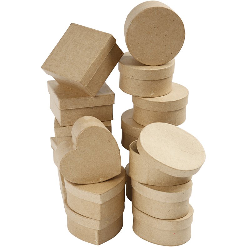 Medium&aelig;sker, H: 5 cm, diam. 10-12 cm, 28 stk./ 1 pk.