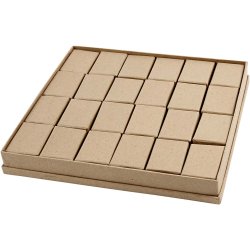 &AElig;sker, H: 3,5 cm, str. 5x7 cm, 24 stk./ 1 pk.