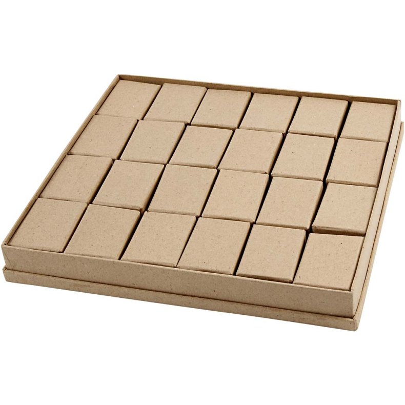 &AElig;sker, H: 3,5 cm, str. 5x7 cm, 24 stk./ 1 pk.