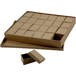 &AElig;sker, H: 3,5 cm, str. 5x7 cm, 24 stk./ 1 pk.