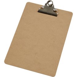 Clipboard/tegneunderlag, A5, str. 19x27x0,3 cm, 1 stk.