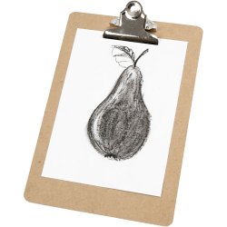 Clipboard/tegneunderlag, A5, str. 19x27x0,3 cm, 1 stk.