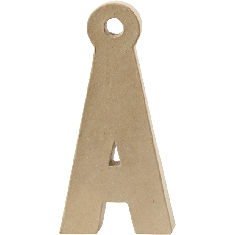 Bogstav, &Aring;, H: 25 cm, B: 12,3 cm, tykkelse 2,5 cm, 1 stk.