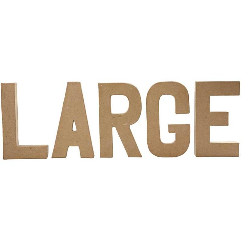 Bogstav, A, H: 20,5 cm, B: 11,8 cm, tykkelse 2,5 cm, 1 stk.