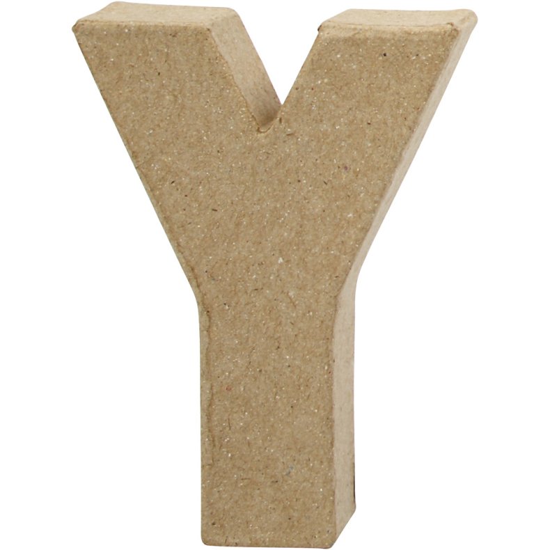 Bogstav, Y, H: 10 cm, B: 7,9 cm, tykkelse 1,7 cm, 1 stk.