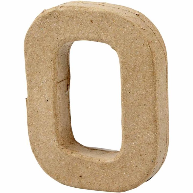 Tal, 0, H: 10 cm, B: 8 cm, tykkelse 2 cm, 1 stk.