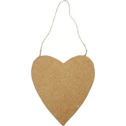 Hjerte, H: 12,5 cm, 1 stk.