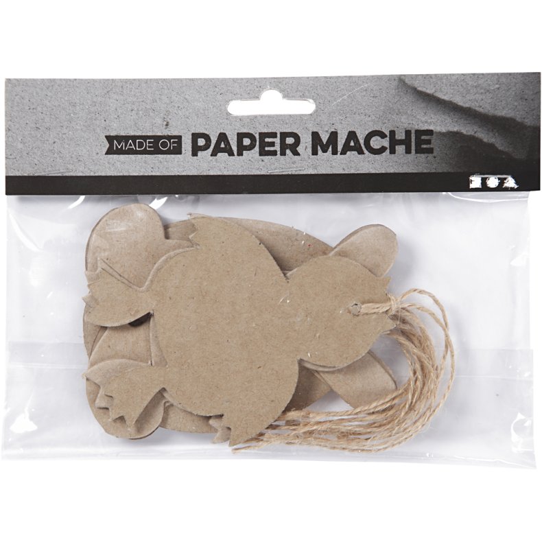 P&aring;skeoph&aelig;ng, hare, kylling, &aelig;g, H: 10 cm, 6 stk./ 1 pk.