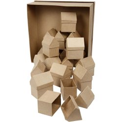 Huse, H: 10,5 cm, str. 6x8,5 cm, 40 stk./ 1 pk.