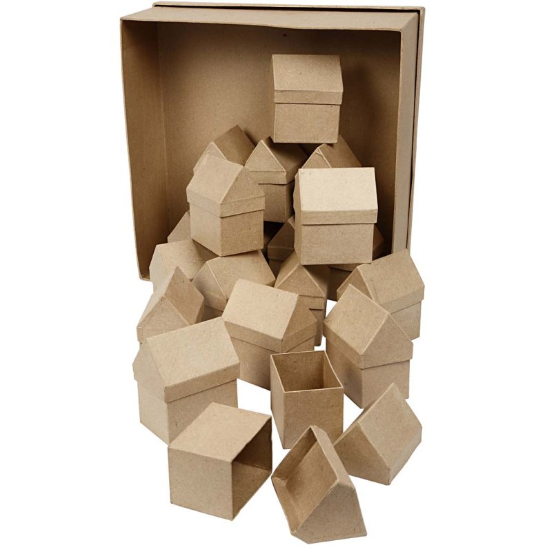Huse, H: 10,5 cm, str. 6x8,5 cm, 40 stk./ 1 pk.