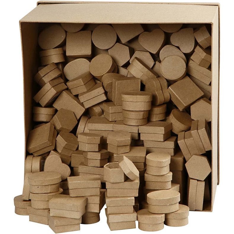 Mini&aelig;sker, H: 3 cm, diam. 4-6 cm, 144 stk./ 1 pk.