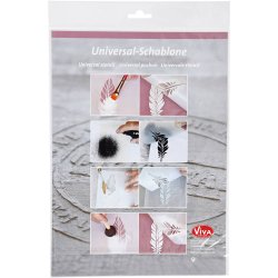 Stencil, sommerfugle, A4, ark 210x297 mm, 1 stk.