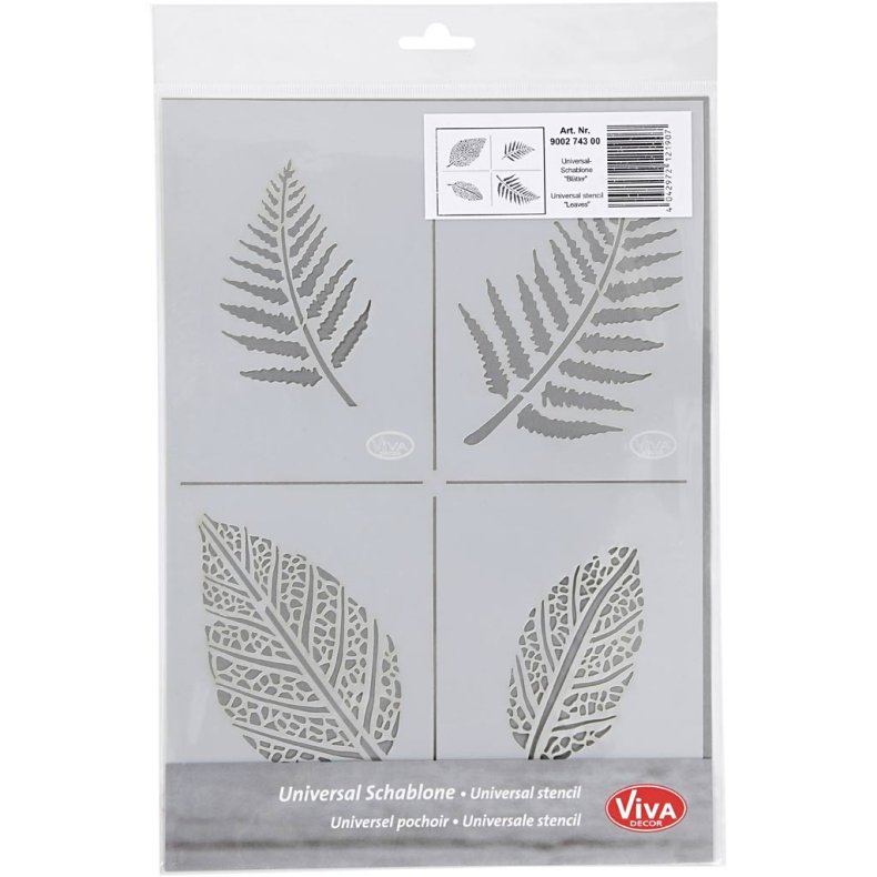 Stencil, blade, A4, ark 210x297 mm, 1 stk.