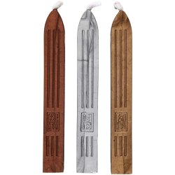 Lak, guld, s&oslash;lv, bronze, L: 10 cm, 3 stk./ 1 pk.