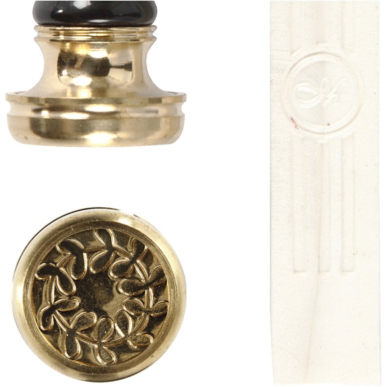 Lak og segl, diam. 17 mm, perlemor, 1 s&aelig;t