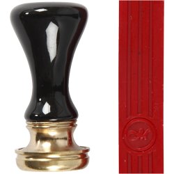 Lak og segl, diam. 17 mm, r&oslash;d, 1 s&aelig;t