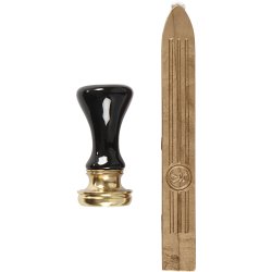 Lak og segl, diam. 17 mm, guld, 1 s&aelig;t