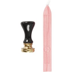 Lak og segl, diam. 17 mm, lyser&oslash;d, 1 s&aelig;t