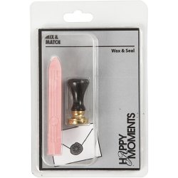 Lak og segl, diam. 17 mm, lyser&oslash;d, 1 s&aelig;t