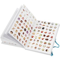 Bog med stickers, str. 11,5x17 cm, 1 stk.