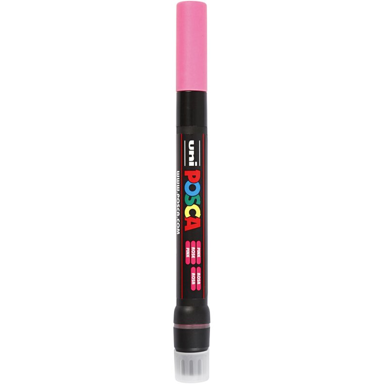 Posca Tusch, streg 1-10 mm, pink, 1 stk.