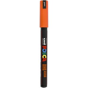 Posca Tusch, nr. PC-1MR, streg 0,7 mm, extra-fine, orange, 1 stk.