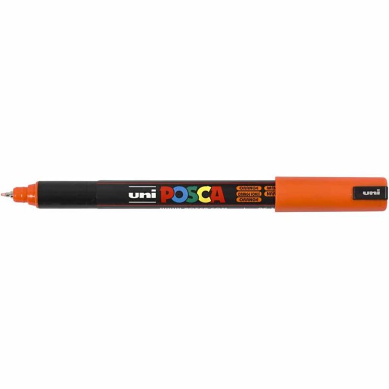 Posca Tusch, nr. PC-1MR, streg 0,7 mm, extra-fine, orange, 1 stk.