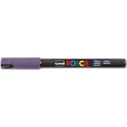 Posca Tusch, nr. PC-1MR, streg 0,7 mm, extra-fine, violet, 1 stk.