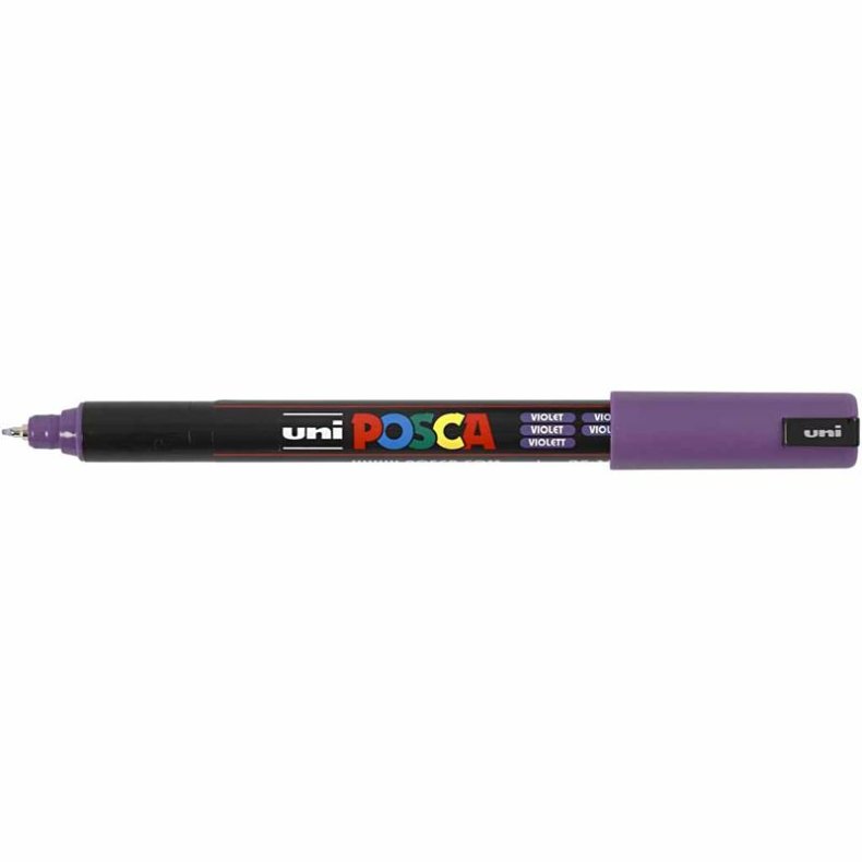 Posca Tusch, nr. PC-1MR, streg 0,7 mm, extra-fine, violet, 1 stk.