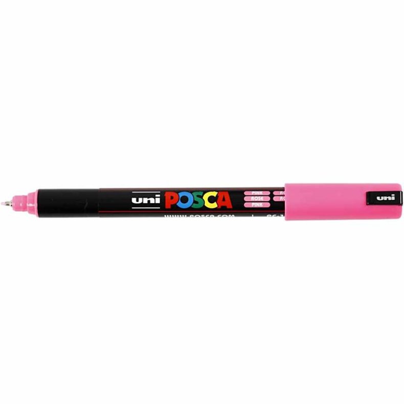 Posca Tusch, nr. PC-1MR, streg 0,7 mm, extra-fine, pink, 1 stk.