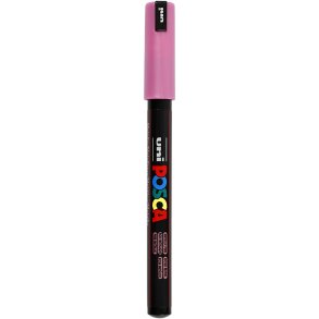 Posca Tusch, nr. PC-1MR, streg 0,7 mm, extra-fine, metallic pink, 1 stk.