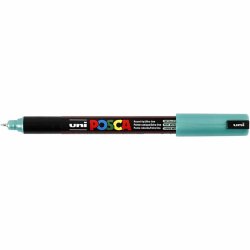 Posca Tusch, nr. PC-1MR, streg 0,7 mm, extra-fine, metal gr&oslash;n, 1 stk.