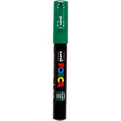 Posca Tusch, nr. PC-1M, streg 0,7 mm, extra-fine, gr&oslash;n, 1 stk.