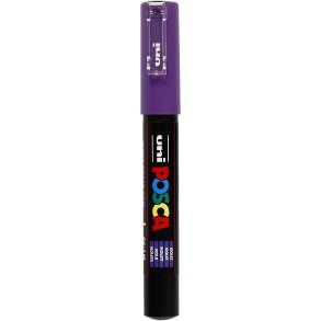 Posca Tusch, nr. PC-1M, streg 0,7 mm, extra-fine, violet, 1 stk.