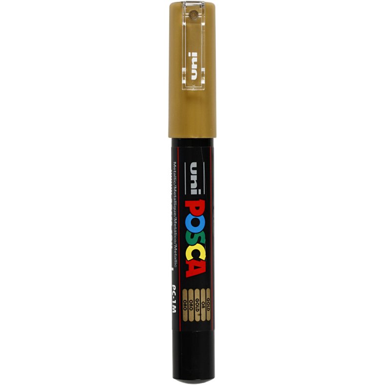 Posca Tusch, streg 0,7 mm, guld