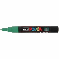 Posca Tusch, nr. PC-1M, streg 0,7 mm, extra-fine, ass. farver, 12 stk./ 1 pk.