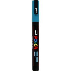 Posca Tusch, nr. PC-3M, streg 0,9-1,3 mm, fine, smaragdgrøn, 1 stk.