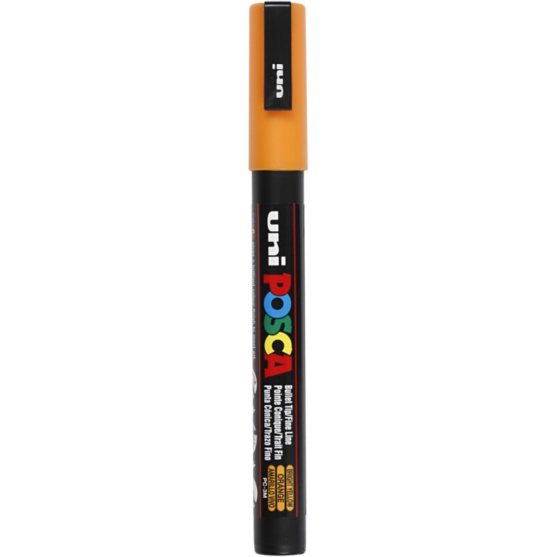 Posca Tusch, streg 0,9-1,3 mm, bright yellow