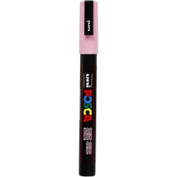 Posca Tusch, nr. PC-3M, streg 0,9-1,3 mm, fine, lys pink, 1 stk.
