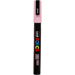 Posca Tusch, nr. PC-3M, streg 0,9-1,3 mm, fine, lys pink, 1 stk.