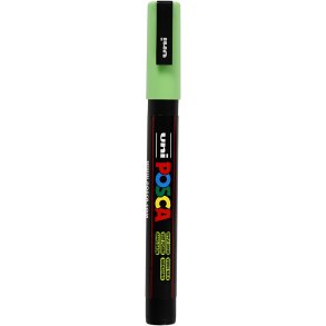 Posca Tusch, nr. PC-3M, streg 0,9-1,3 mm, fine, apple green, 1 stk.