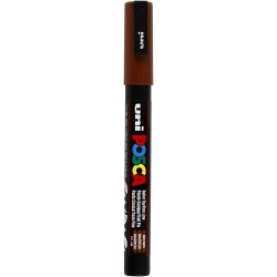 Posca Tusch, nr. PC-3M, streg 0,9-1,3 mm, fine, brun, 1 stk.